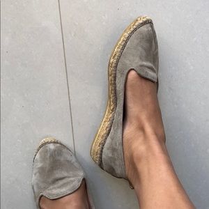 Taupe color espadrilles